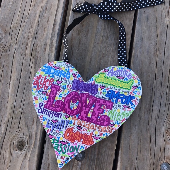 Decorative Love Wall Hanging - Picture 2 of 4